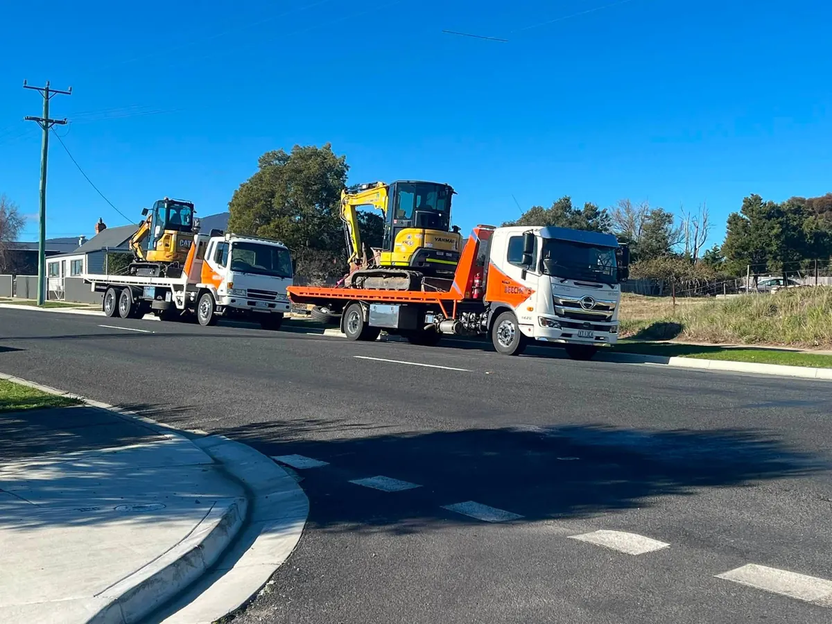 Beecheys Towing at a Launceston roadside recovery